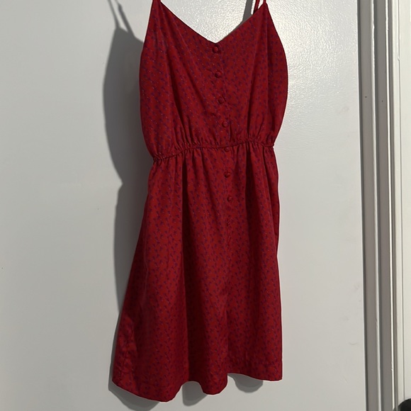 Forever 21 red baby doll dress with pockets - Picture 3 of 7